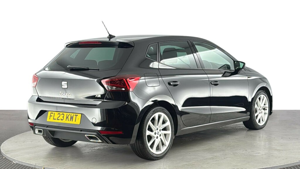 Seat Ibiza 1.0 Tsi Fr Hatchback Euro 6 Ss FL23KWT Black #4