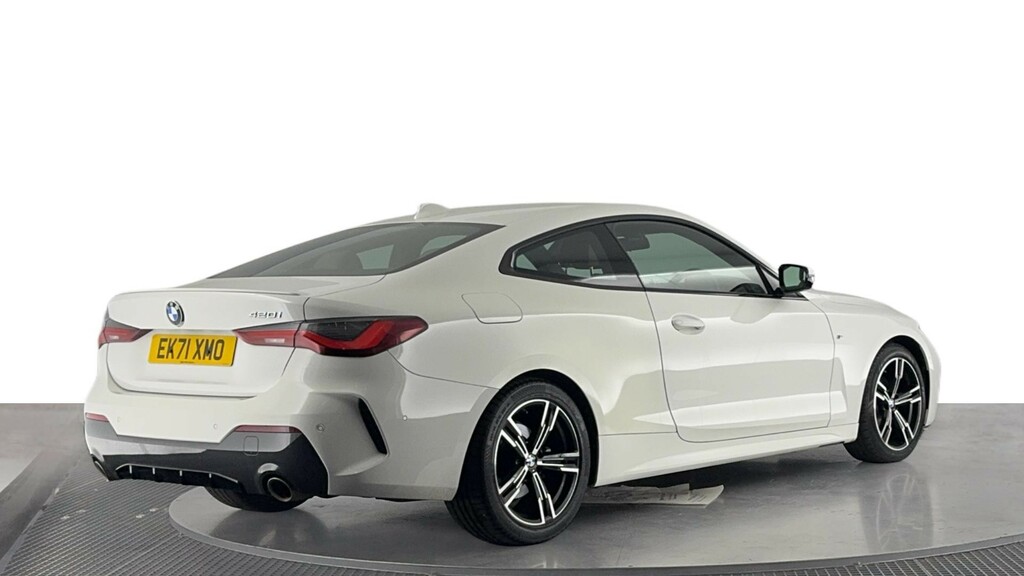 BMW 4 Series Gran Coupe 2.0 420I M Sport Coupe Euro 6 Ss EK71XMO White #4