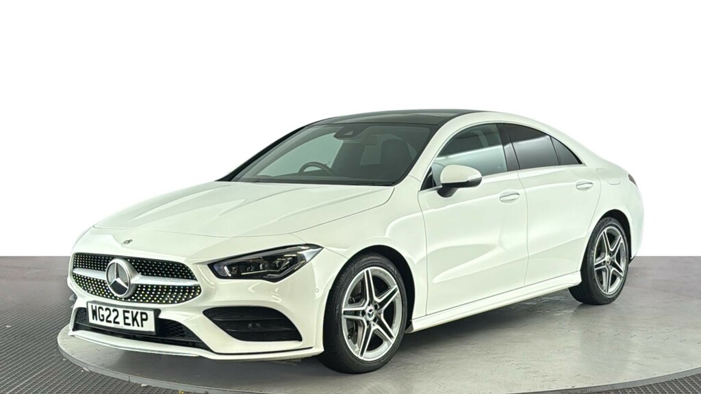 Mercedes-Benz CLA Class 2.0 Cla250 Amg Line Premium Plus 2 Coupe Pet White