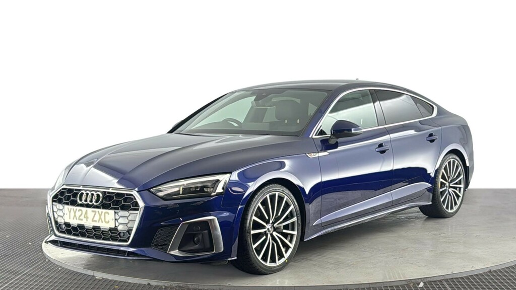 Audi A5 2.0 Tfsi 40 S Line Sportback S Tronic E Blue