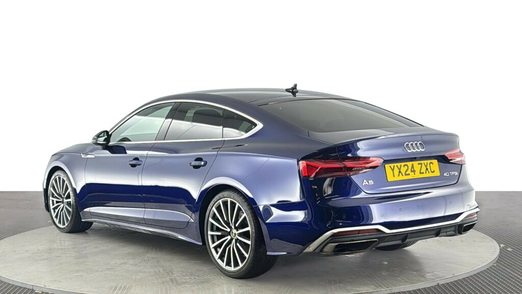 Audi A5 2.0 Tfsi 40 S Line Sportback S Tronic E Blue #6