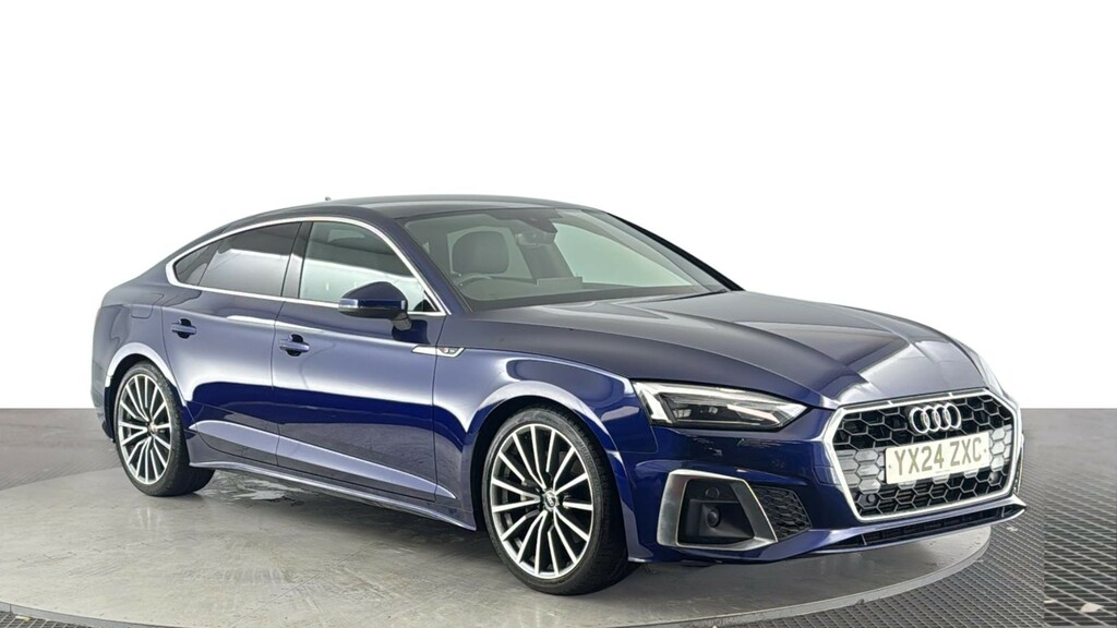 Audi A5 2.0 Tfsi 40 S Line Sportback S Tronic E Blue #2