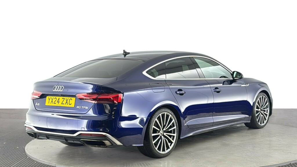 Audi A5 2.0 Tfsi 40 S Line Sportback S Tronic E Blue #4
