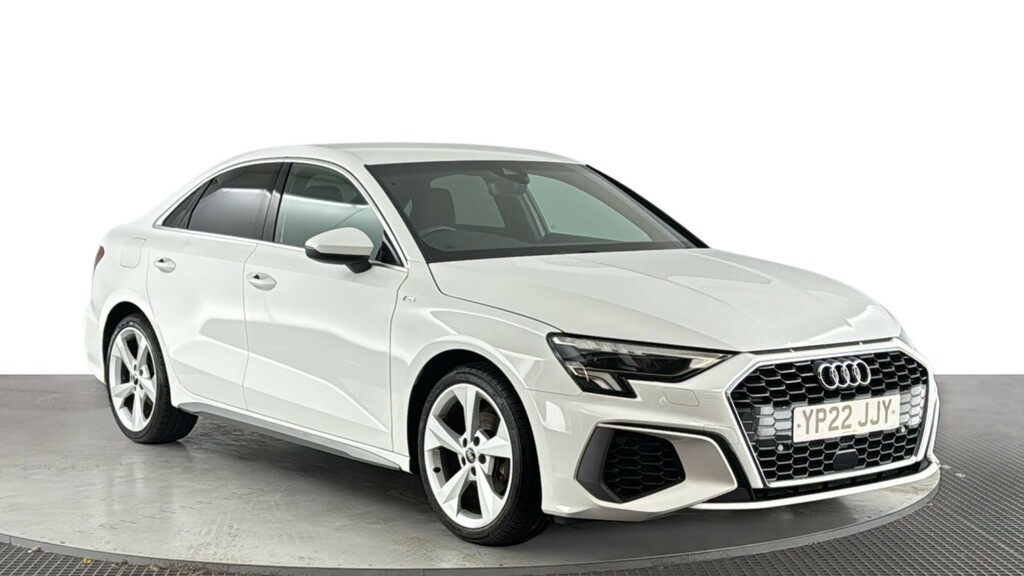 Audi A3 1.0 Tfsi 30 S Line Saloon Euro 6 YP22JJY White #2