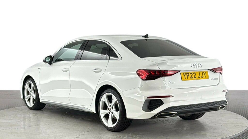 Audi A3 1.0 Tfsi 30 S Line Saloon Euro 6 YP22JJY White #6