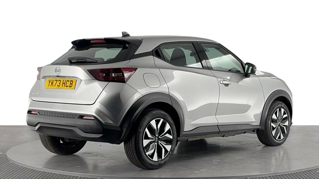 Nissan Juke 1.0 Dig-t Acenta Suv Dct Euro 6 S YK73HCB Silver #4