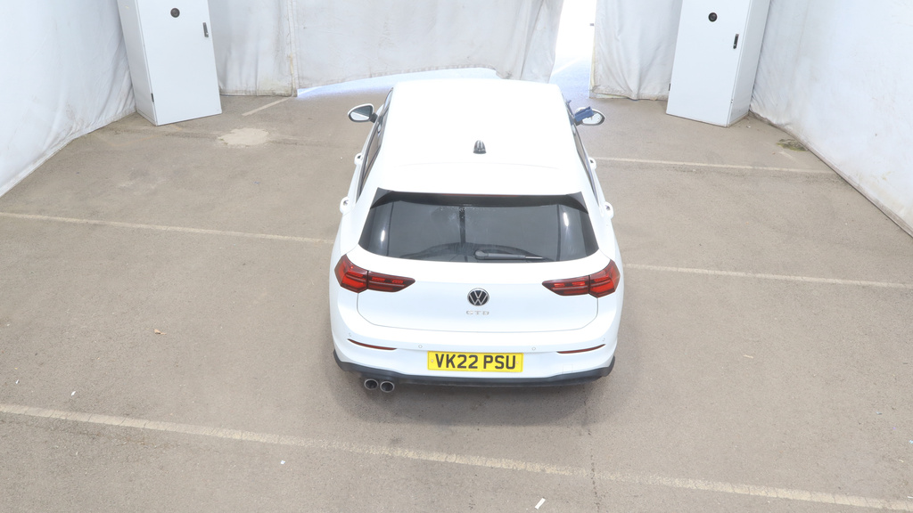 Volkswagen Golf 2.0 Tdi Gtd Hatchback Dsg Euro 6 Ss VK22PSU White #2