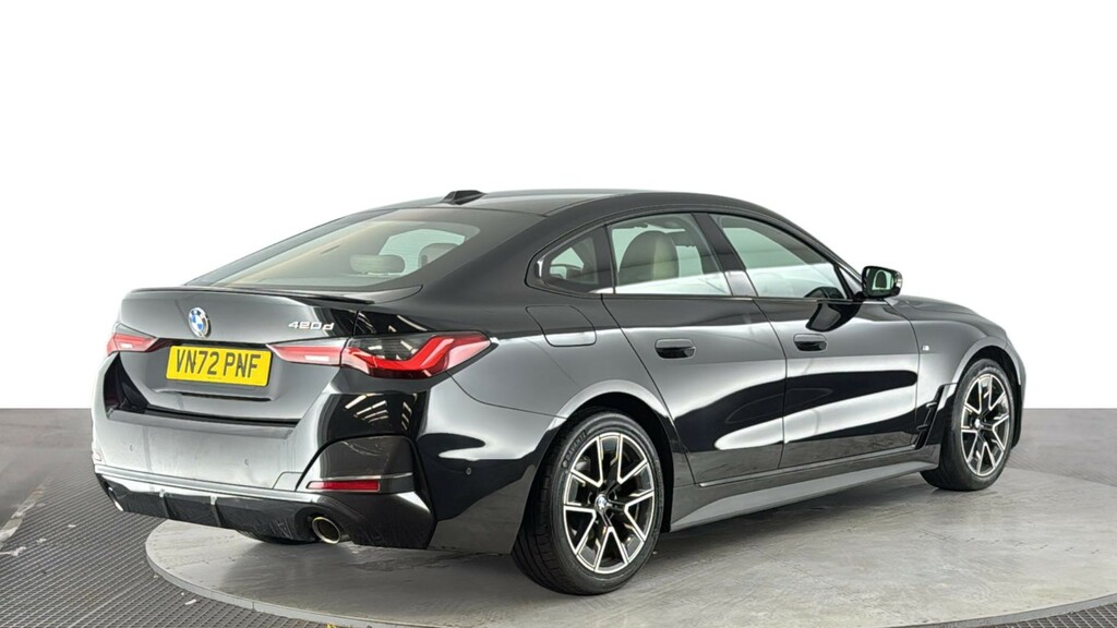 BMW 4 Series Gran Coupe 2.0 420D Mht M Sport Hatchback Hybrid A Black #4