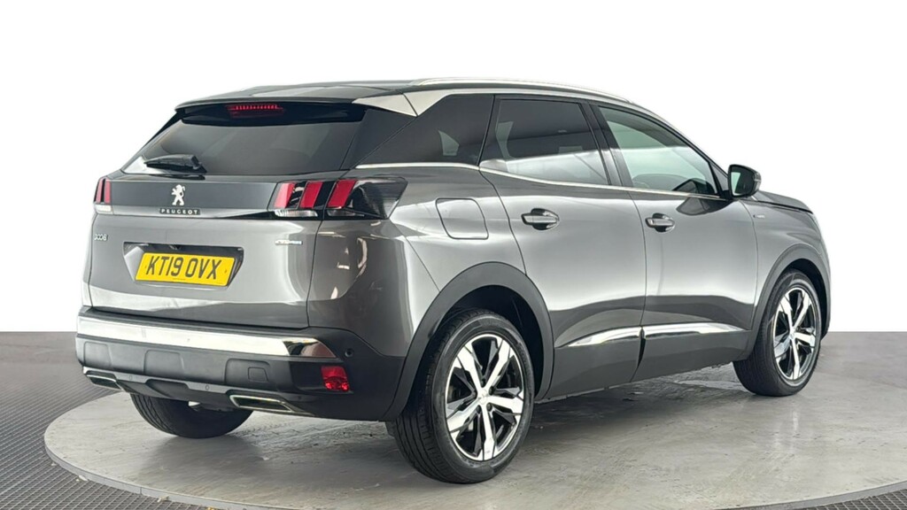 Peugeot 3008 1.5 Bluehdi Gt Line Suv Eat Euro 6 Ss KT19OVX Grey #4