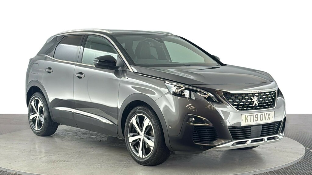 Peugeot 3008 1.5 Bluehdi Gt Line Suv Eat Euro 6 Ss KT19OVX Grey #2