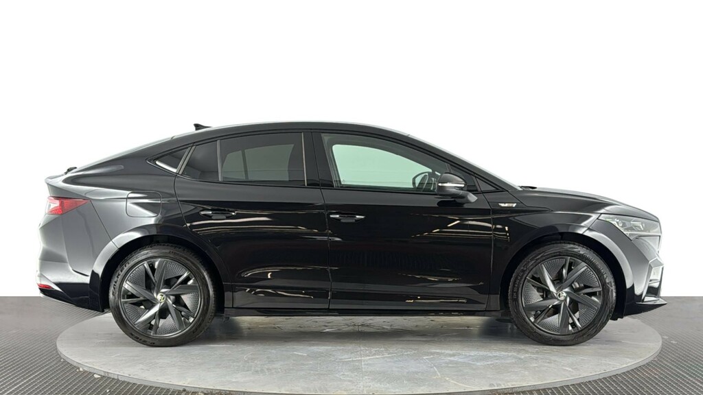Skoda ENYAQ Iv 82Kwh Vrs Coupe 4Wd Dc135kw WM72HSA Black #3