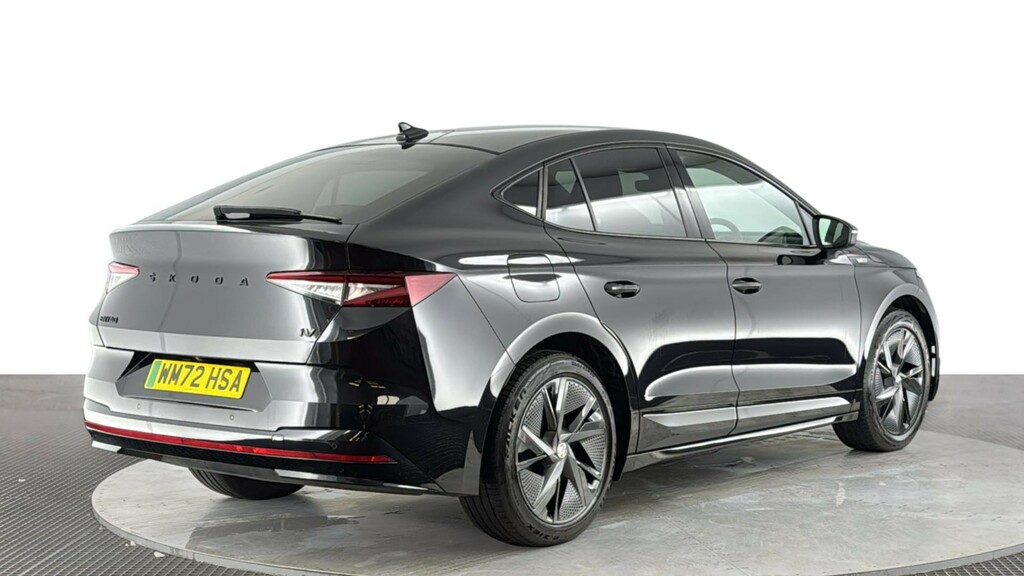 Skoda ENYAQ Iv 82Kwh Vrs Coupe 4Wd Dc135kw WM72HSA Black #4