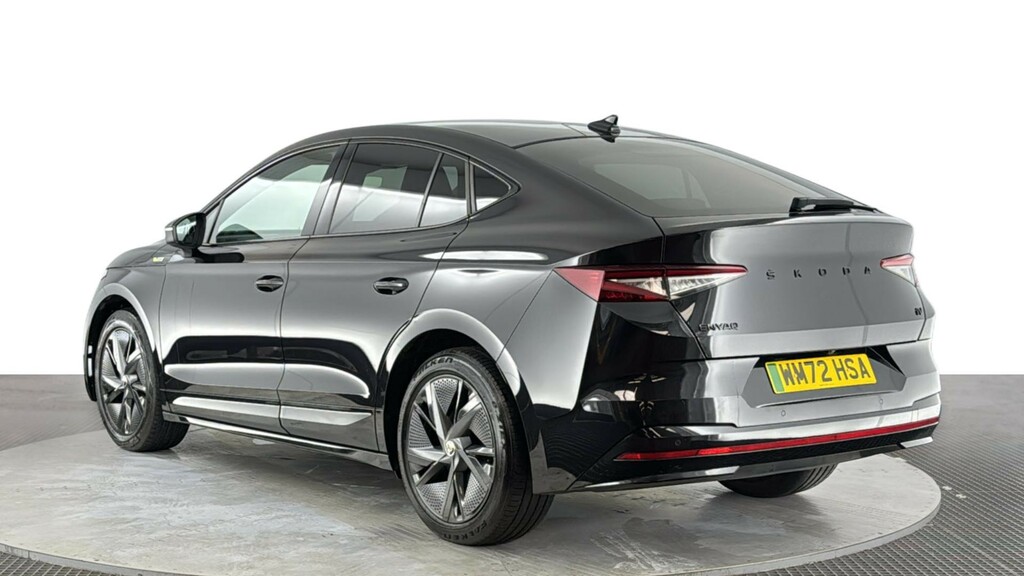 Skoda ENYAQ Iv 82Kwh Vrs Coupe 4Wd Dc135kw WM72HSA Black #6