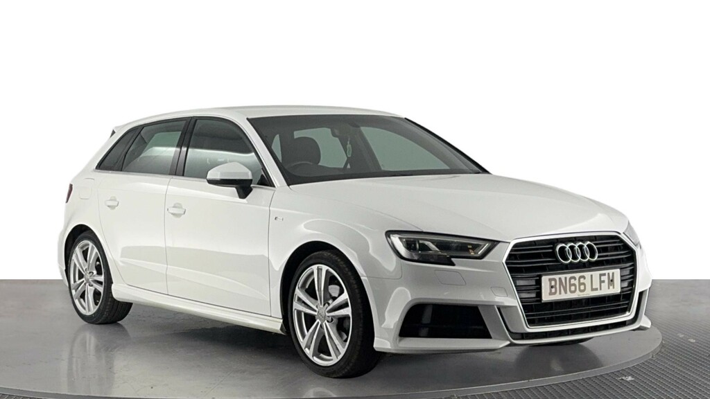 Audi A3 1.4 Tfsi Cod S Line Sportback Eu BN66LFM White #2