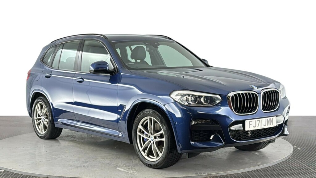 BMW X3 2.0 30E 12Kwh M Sport Suv Plug-in Hybri FJ71JWN Blue #2