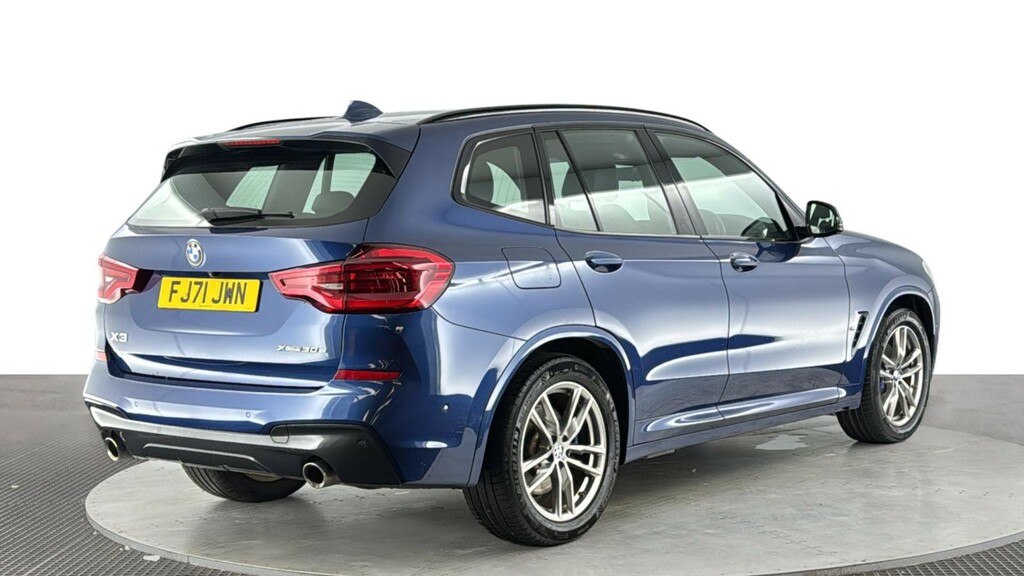 BMW X3 2.0 30E 12Kwh M Sport Suv Plug-in Hybri FJ71JWN Blue #4