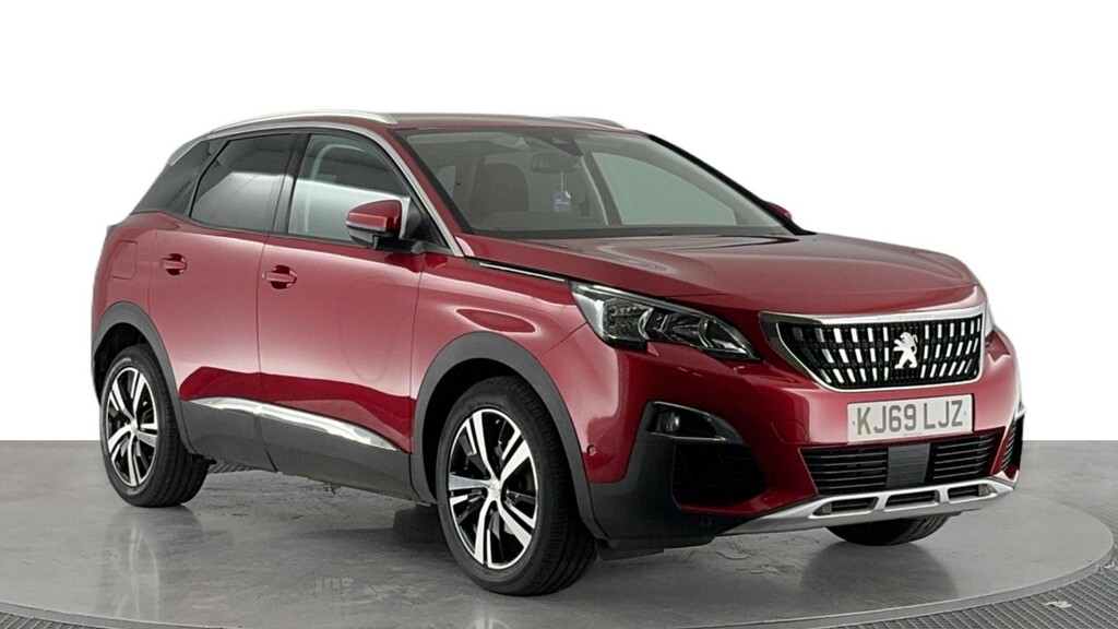Peugeot 3008 1.5 Bluehdi Allure Suv Eat Euro 6 Ss KJ69LJZ Red #2