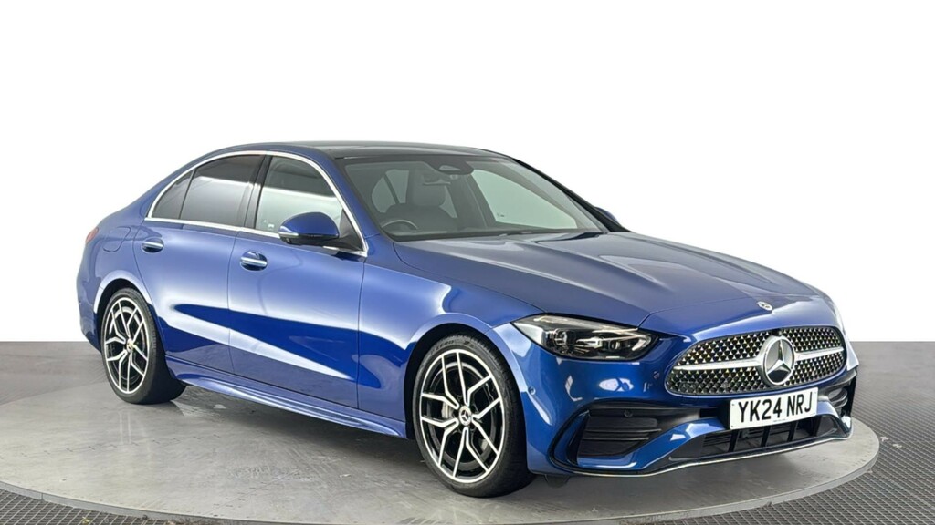 Mercedes-Benz C Class 1.5 C200h Mhev Amg Line Premium Plus Saloon Blue #2