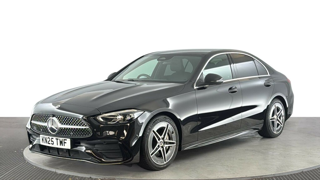 Mercedes-Benz C Class 1.5 C200h Mhev Amg Line Saloon Hybrid G Black