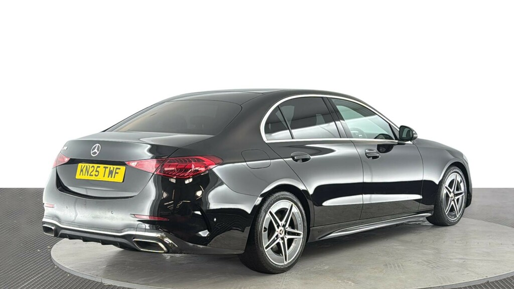Mercedes-Benz C Class 1.5 C200h Mhev Amg Line Saloon Hybrid G Black #4