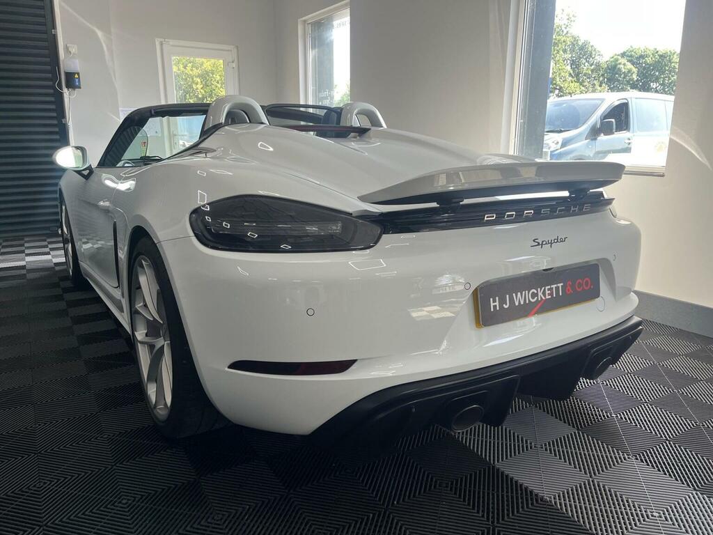 Porsche 718 Spyder Convertible 4.0 Spyder Euro 6 Ss 202070 White #3