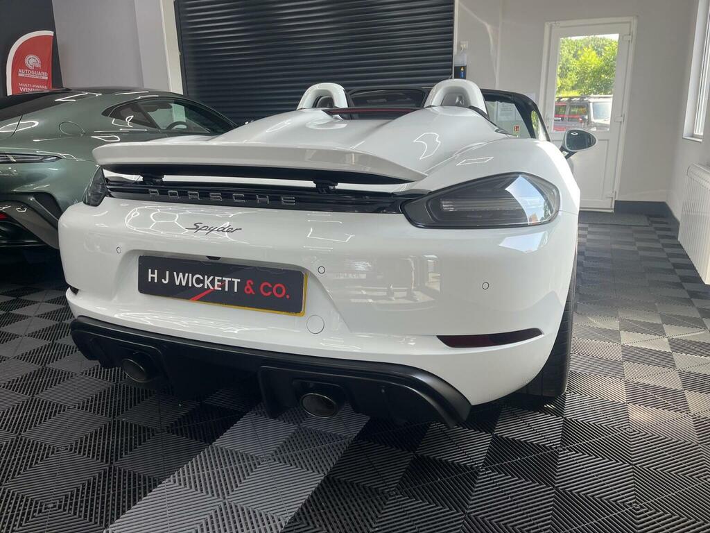 Porsche 718 Spyder Convertible 4.0 Spyder Euro 6 Ss 202070 White #4