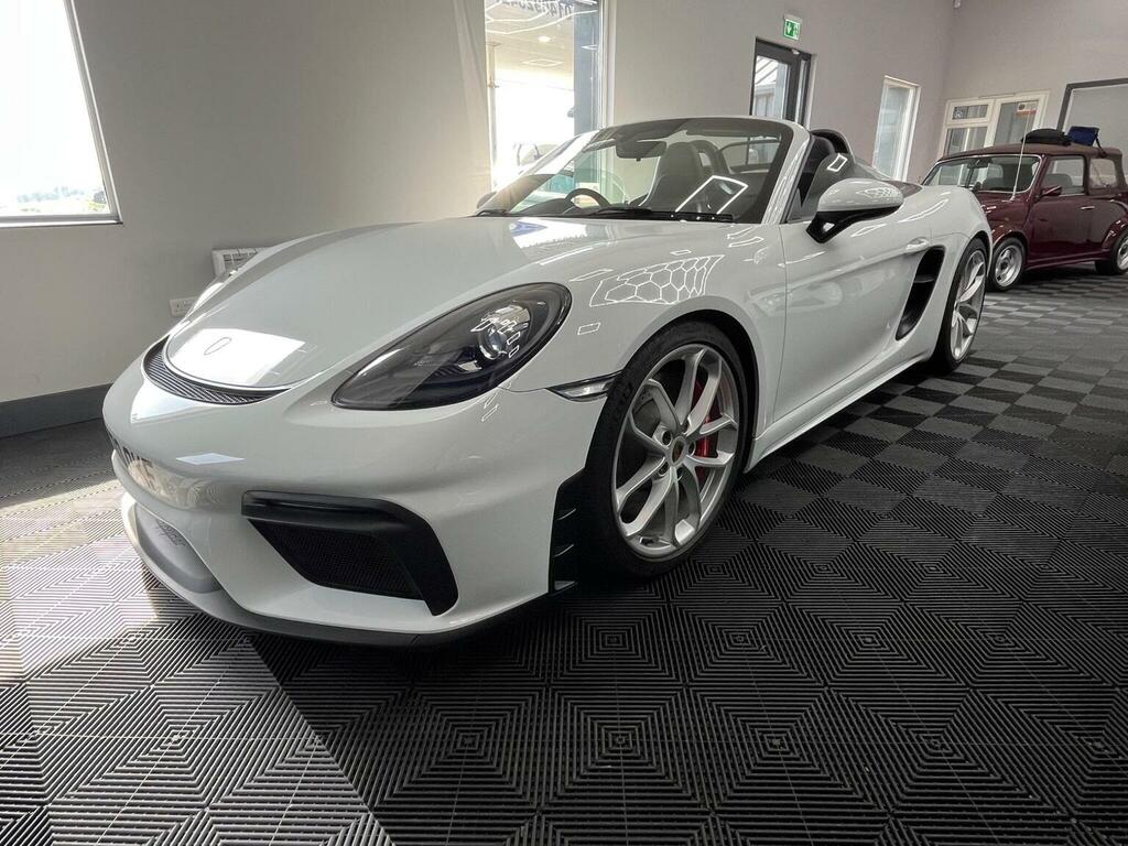 Porsche 718 Spyder Convertible 4.0 Spyder Euro 6 Ss 202070 White #2