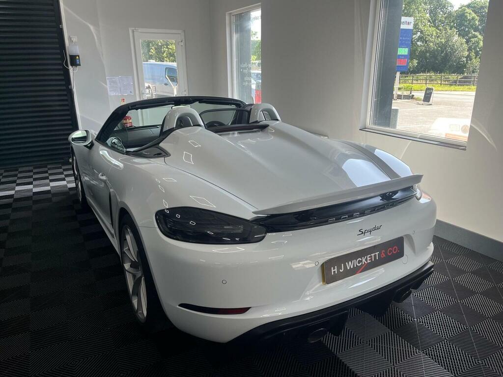 Porsche 718 Spyder Convertible 4.0 Spyder Euro 6 Ss 202070 White #6