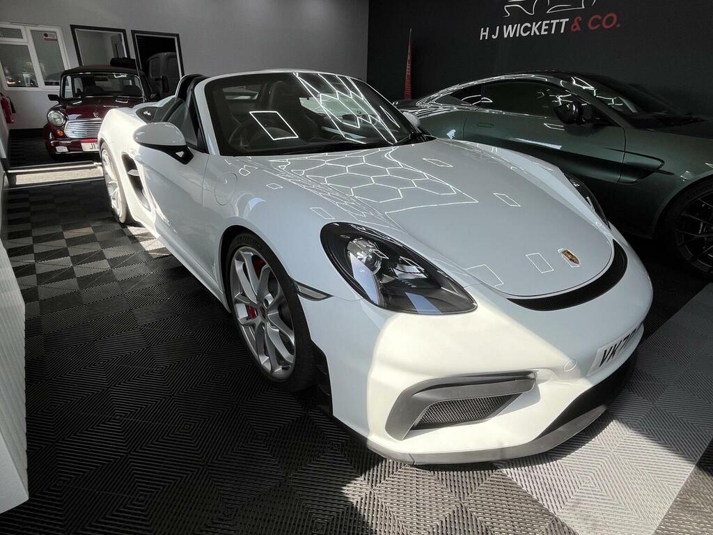 Porsche 718 Spyder Convertible 4.0 Spyder Euro 6 Ss 202070 White