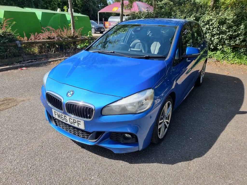 BMW 2 Series Active Tourer 2.0 218D M Sport Euro 6 Ss FM66GPF Blue #4