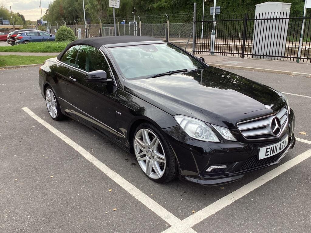 Mercedes-Benz E Class 2.1 E250 Cdi Blueefficiency Sport Cabriolet Tiptro Black
