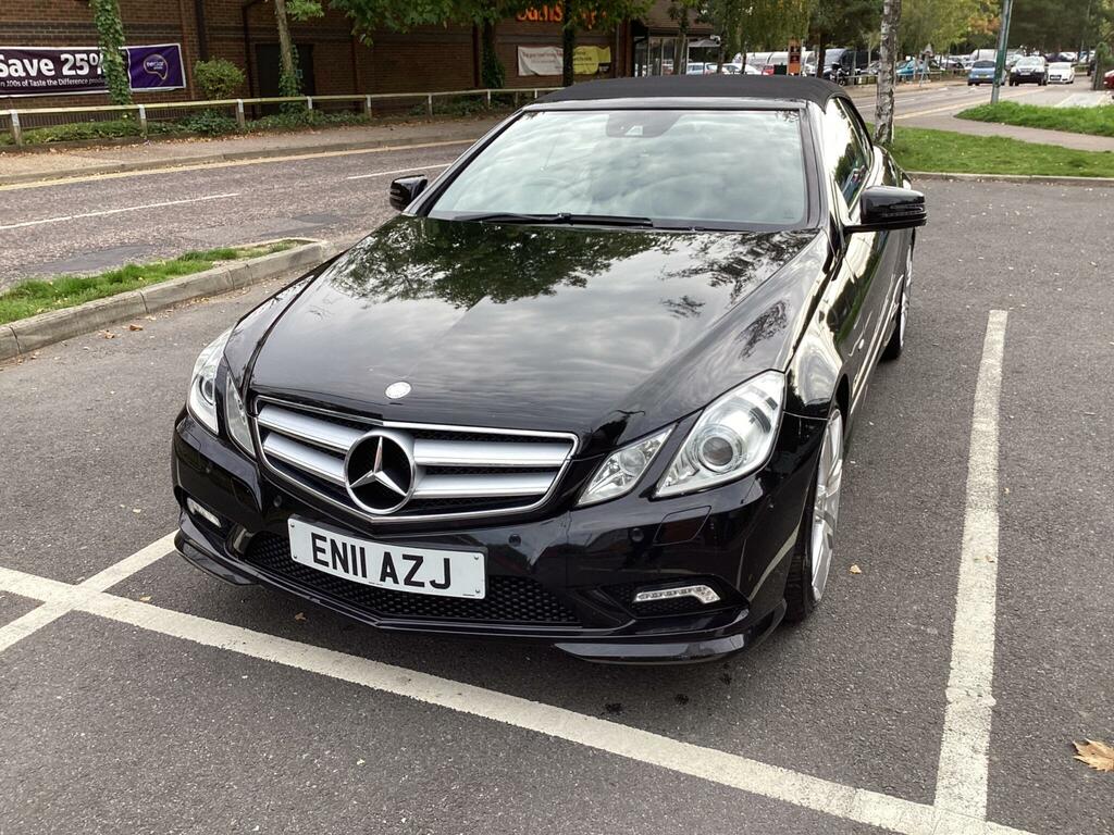 Mercedes-Benz E Class 2.1 E250 Cdi Blueefficiency Sport Cabriolet Tiptro Black #3