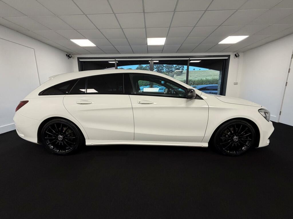 Mercedes-Benz CLA Class 4X4 Estate 2.0 Cla220 Amg Line Night Edition Shoot White #4