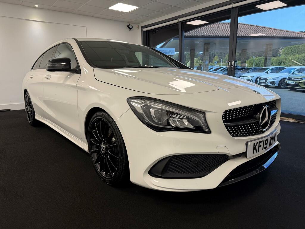 Mercedes-Benz CLA Class 4X4 Estate 2.0 Cla220 Amg Line Night Edition Shoot White #3