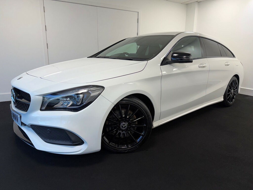 Mercedes-Benz CLA Class 4X4 Estate 2.0 Cla220 Amg Line Night Edition Shoot White