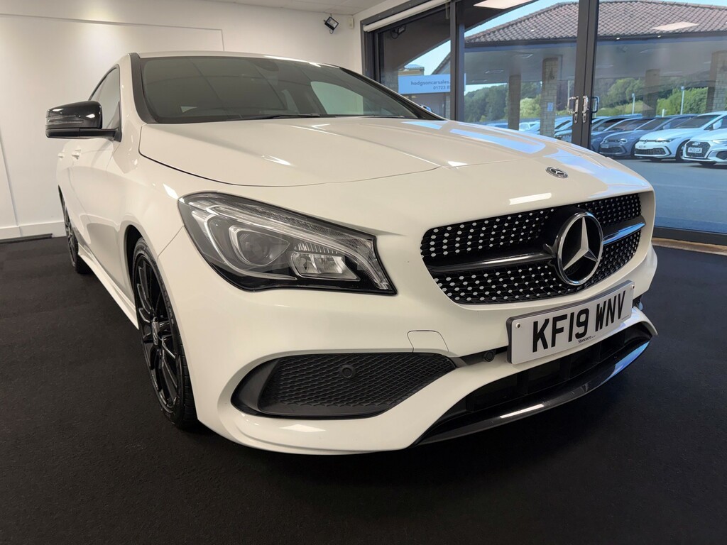 Mercedes-Benz CLA Class 4X4 Estate 2.0 Cla220 Amg Line Night Edition Shoot White #6