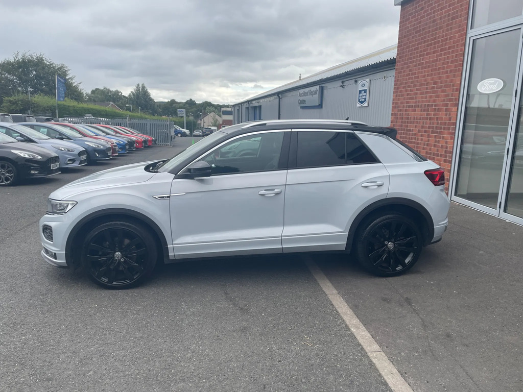 Volkswagen T-Roc 1.5 Tsi Evo R-line Suv Dsg Euro 6 Ss Silver #3