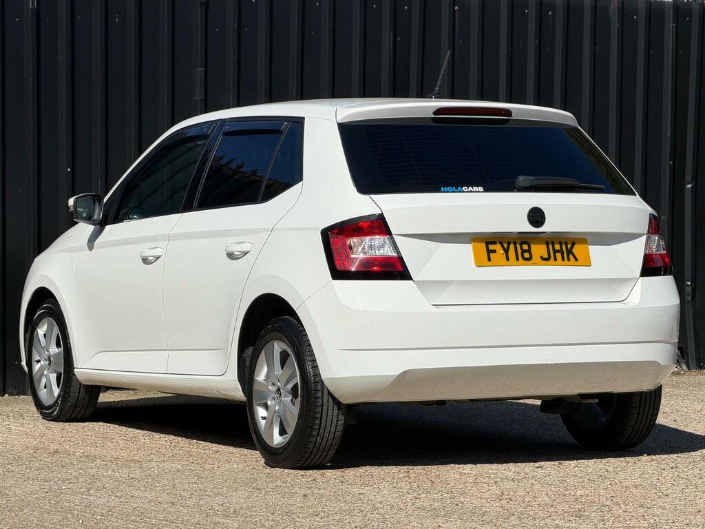 Skoda Fabia 1.0 S Plus Euro 6 S S White #6