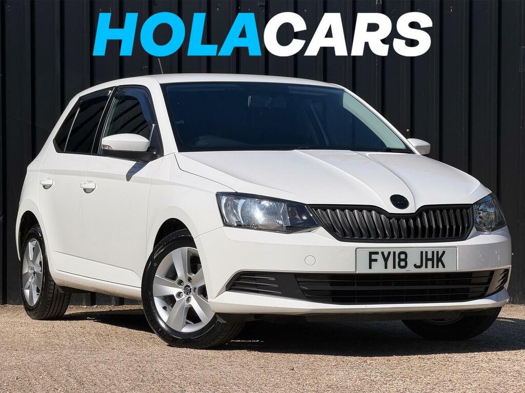 Skoda Fabia 1.0 S Plus Euro 6 S S White