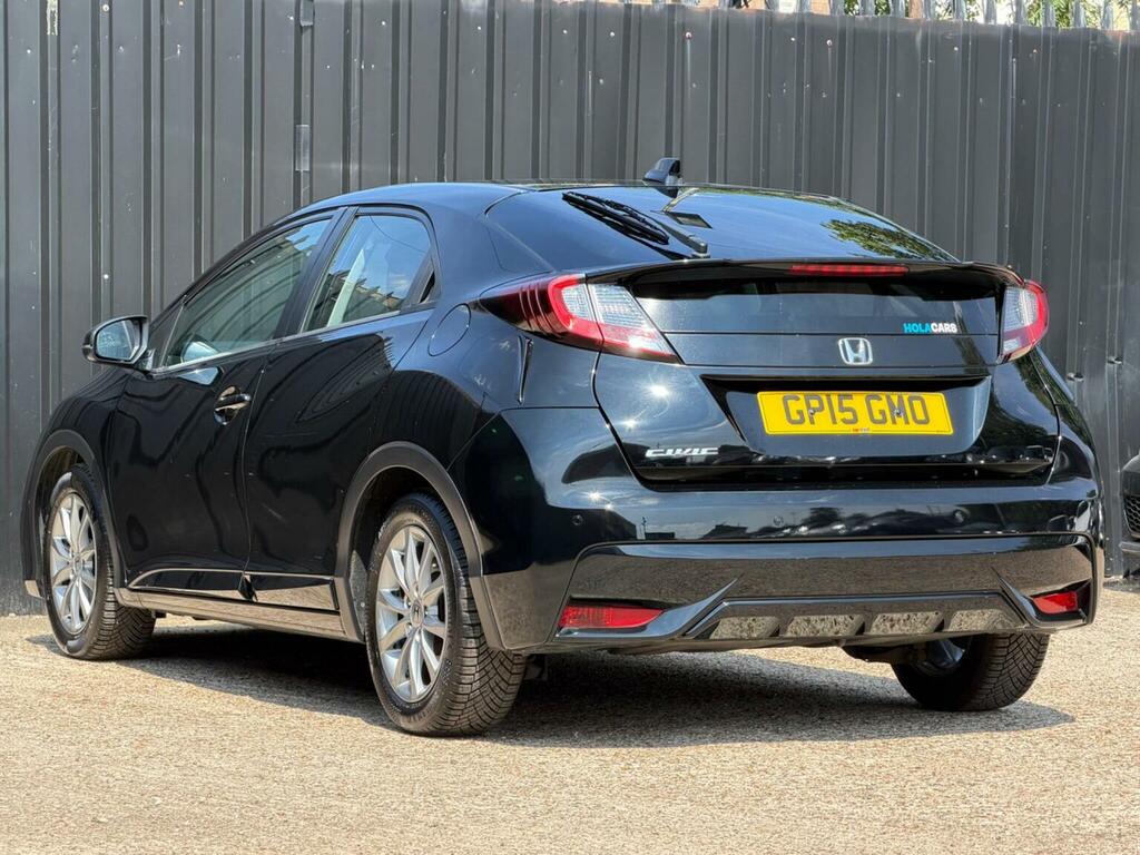 Honda Civic 1.4 I-vtec S Euro 6 S S Black #6