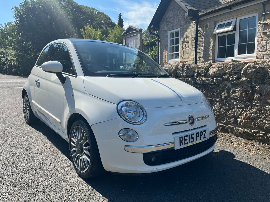 Fiat 500 0.9 Twinair Lounge Hatchback Eur White
