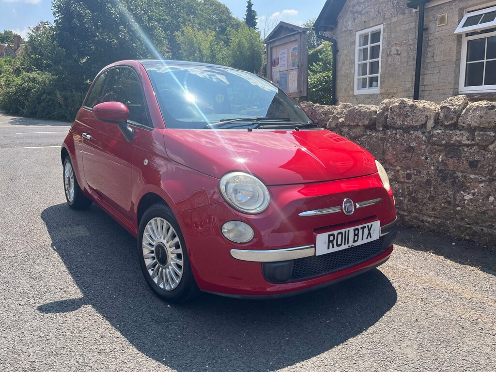 Fiat 500 1.2 Lounge Hatchback Euro 5 Ss Red