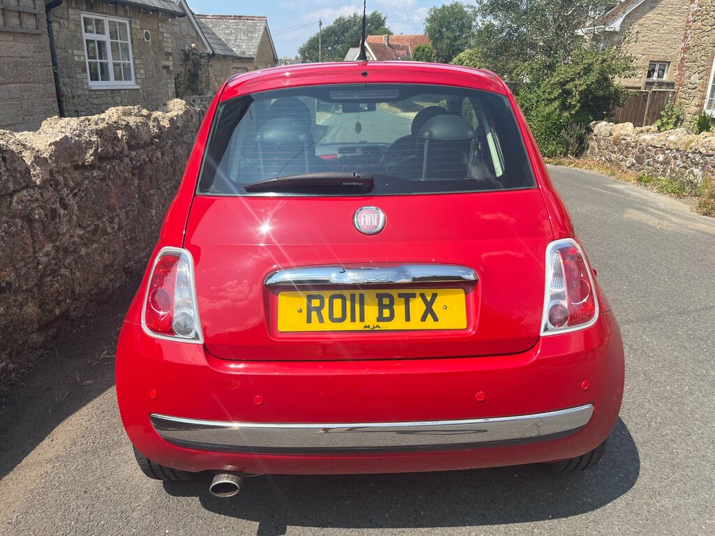Fiat 500 1.2 Lounge Hatchback Euro 5 Ss Red #5
