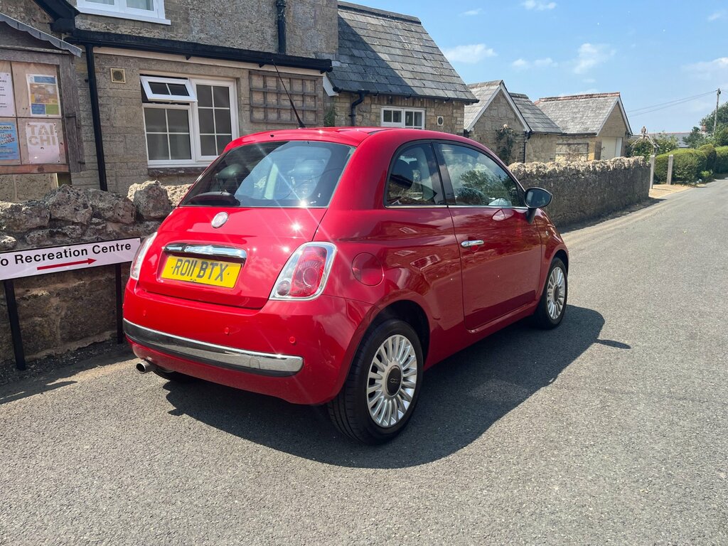Fiat 500 1.2 Lounge Hatchback Euro 5 Ss Red #4