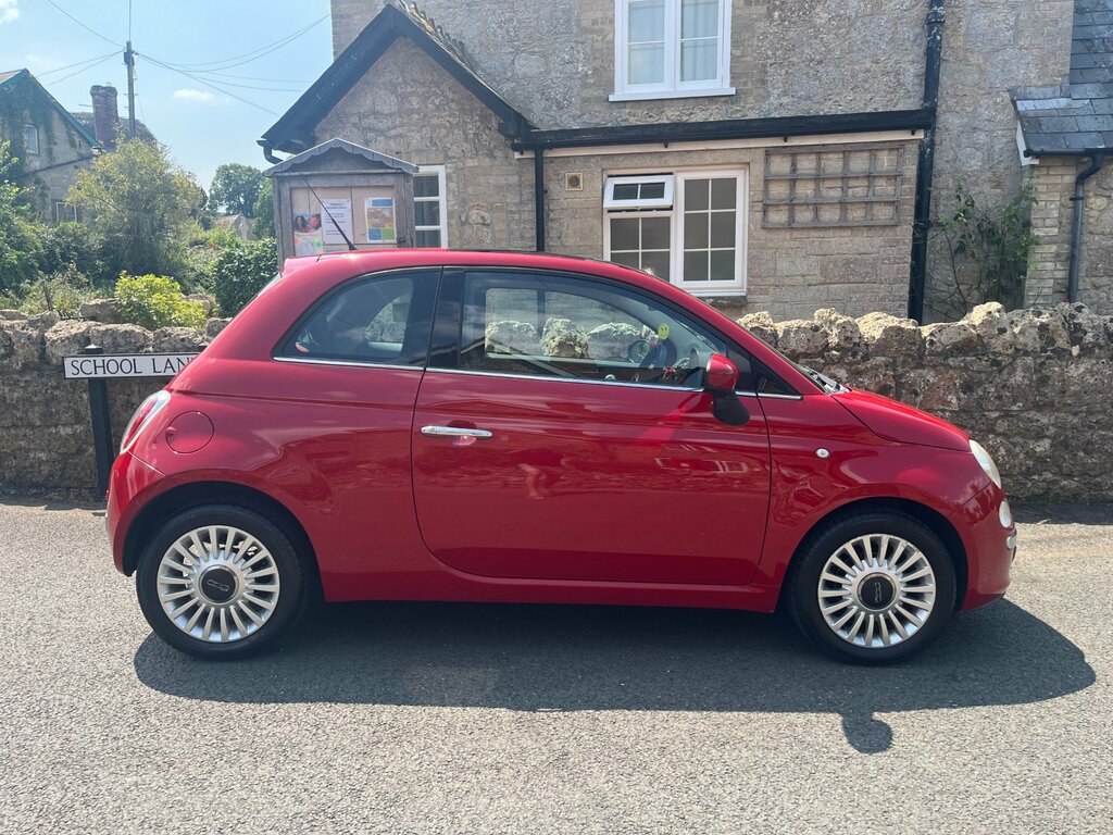 Fiat 500 1.2 Lounge Hatchback Euro 5 Ss Red #2
