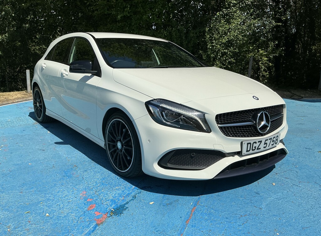 Mercedes-Benz A Class A200d Amg Line Premium White