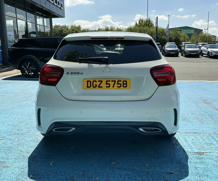 Mercedes-Benz A Class A200d Amg Line Premium DGZ5758 White #6
