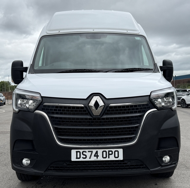 Renault Master Lh35 Blue Dci 135 Start High Roof Van DS74OPO White #2