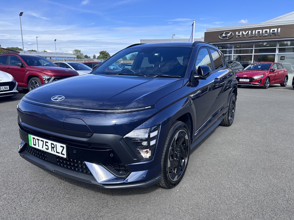 Hyundai Kona 160Kw N Line 65Kwh DT75RLZ Blue #4