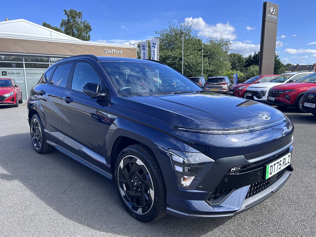 Hyundai Kona 160Kw N Line 65Kwh DT75RLZ Blue #2